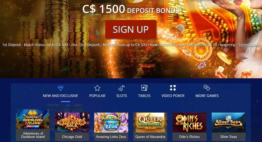 All Slots Casino main