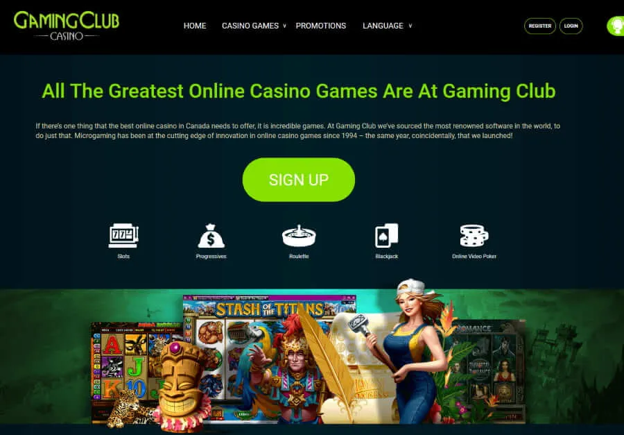 Gaming Club Casino games