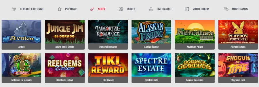 Platinum Play Casino slots