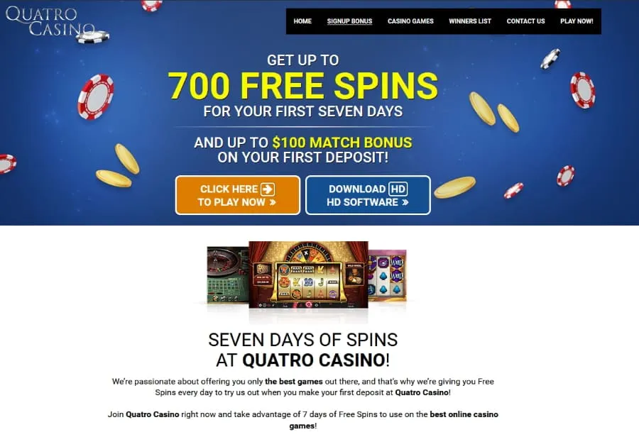 Quatro Casino promotions