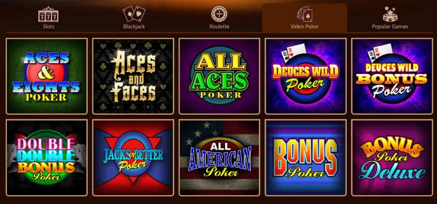 River Belle Casino video poker