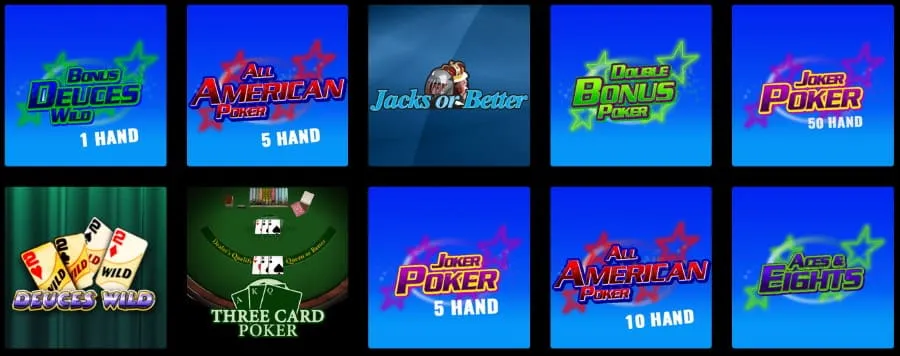 Spin samurai casino video poker